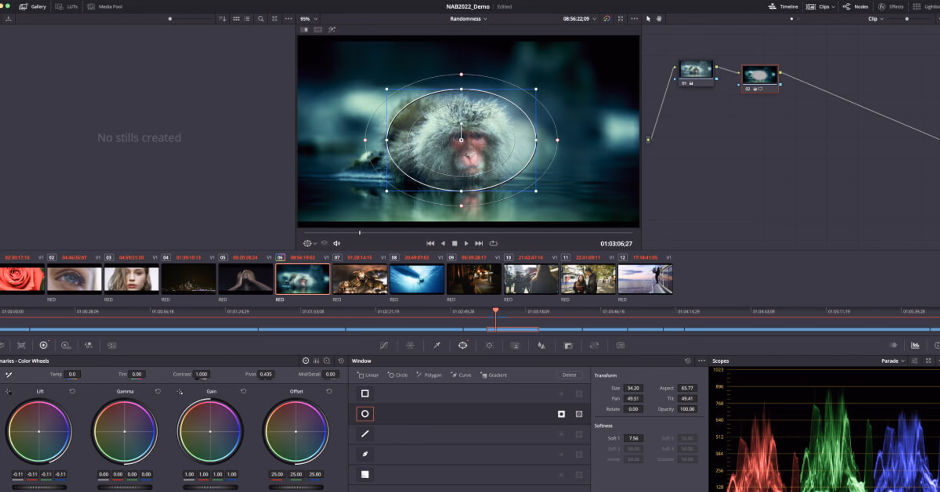 Benefits of a non-linear cloud workflow