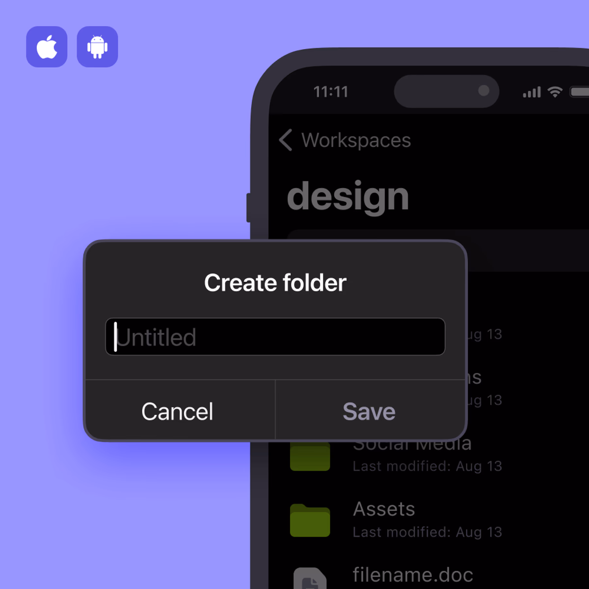 Mobile file management