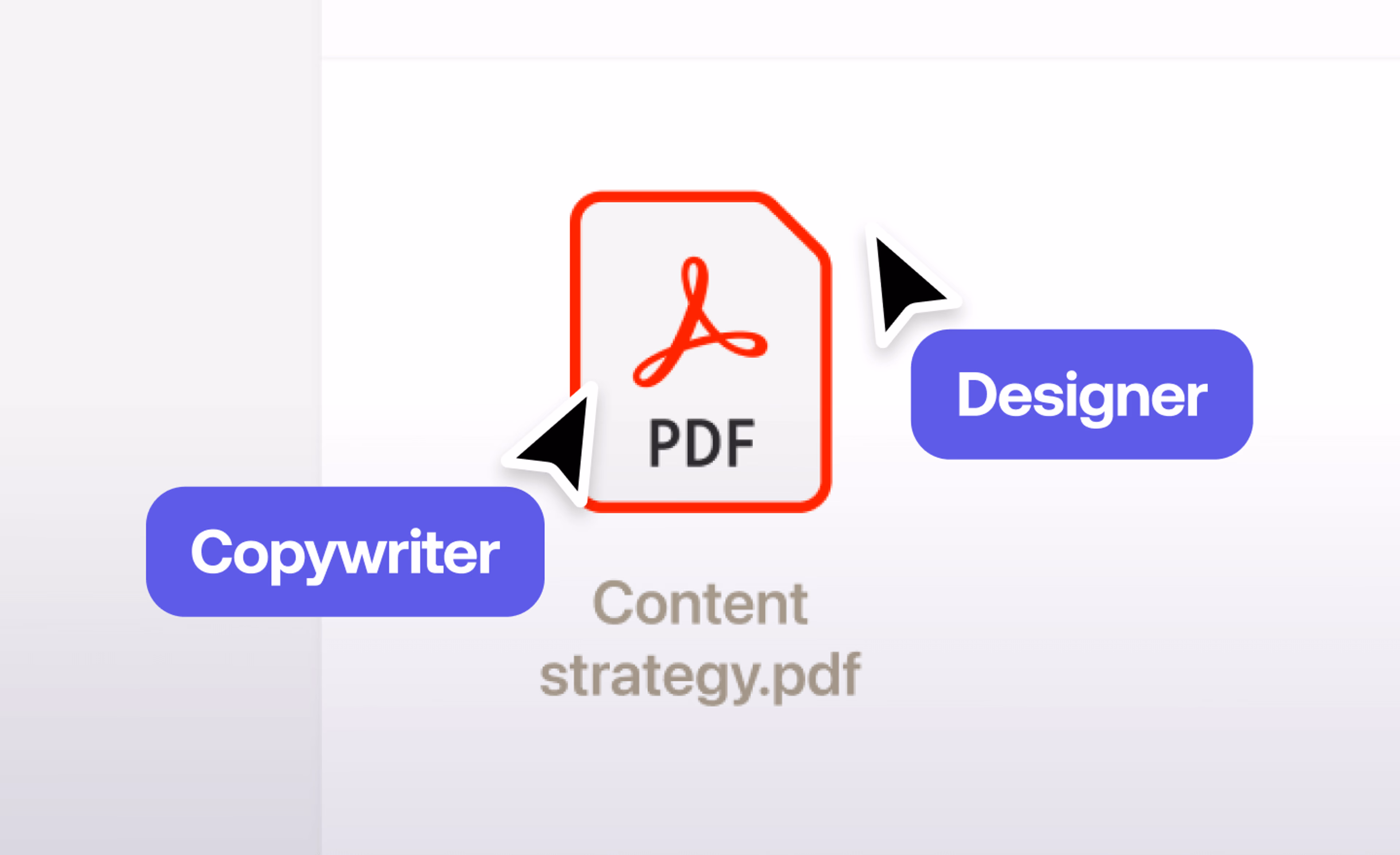 Collaborating on a pdf file