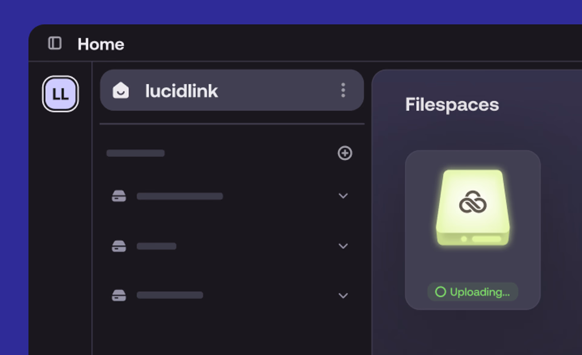 LucidLink Interface
