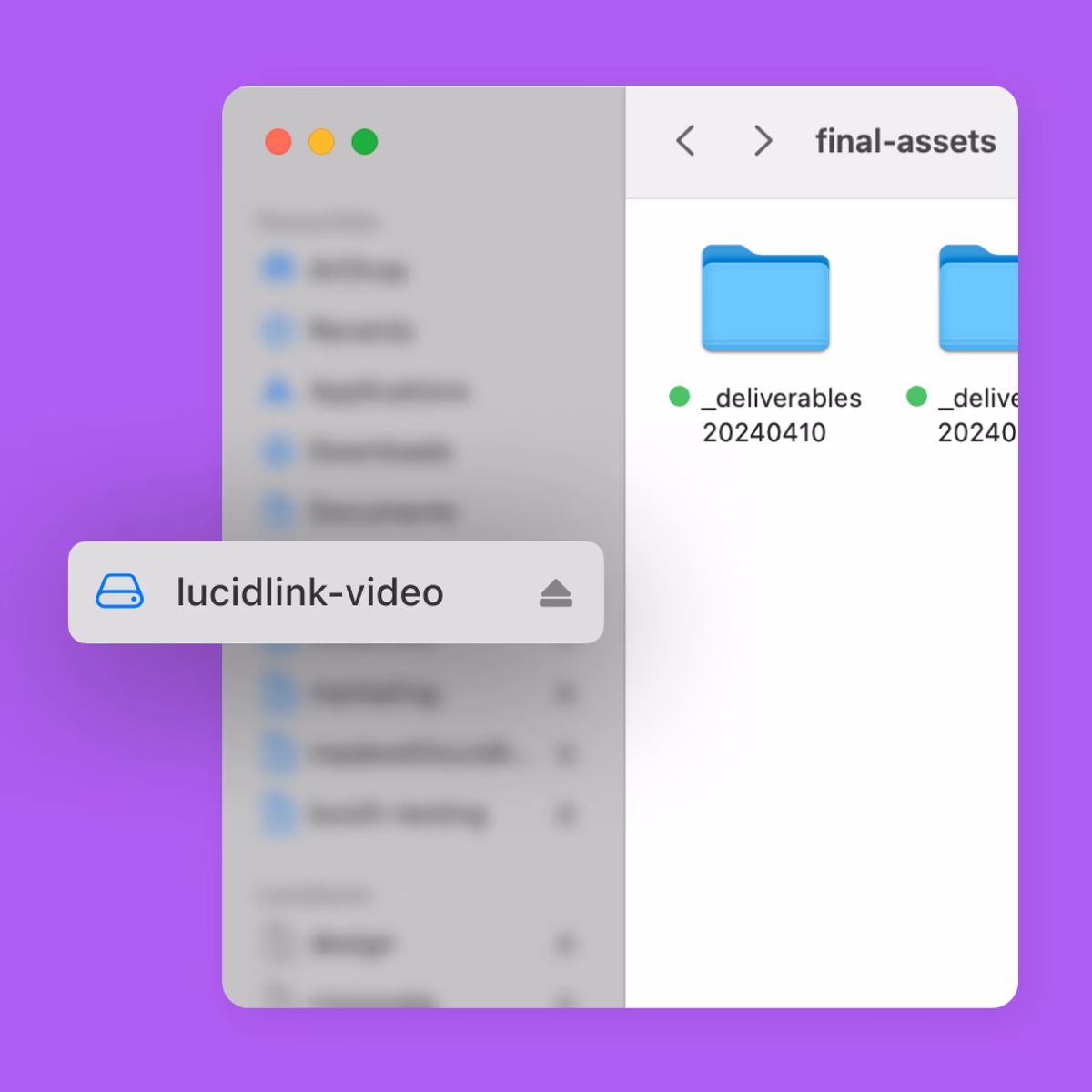 Cloud as a local drive