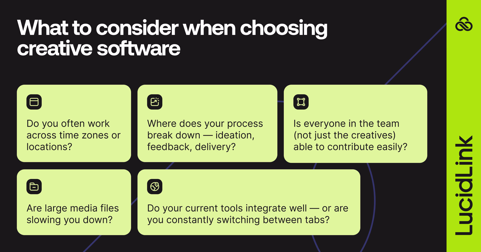 Five things to consider when choosing a creative software