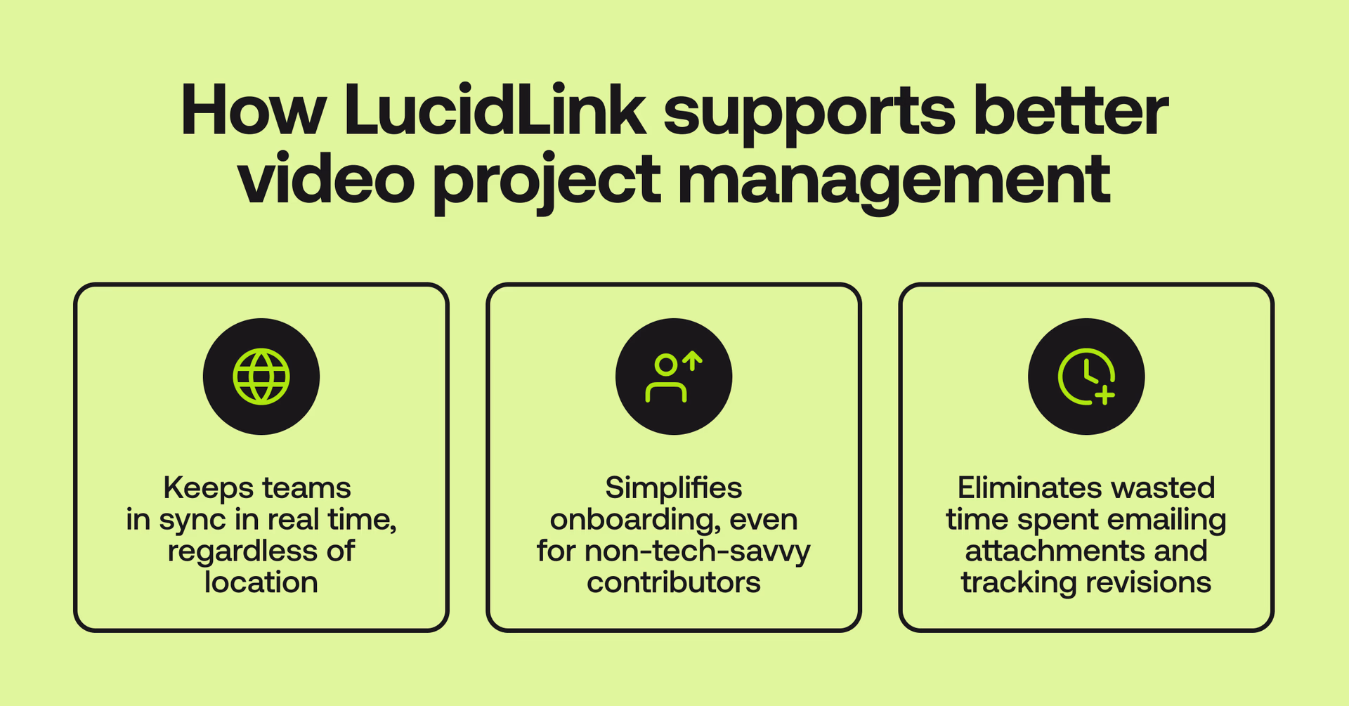 How LucidLink supports better video project management