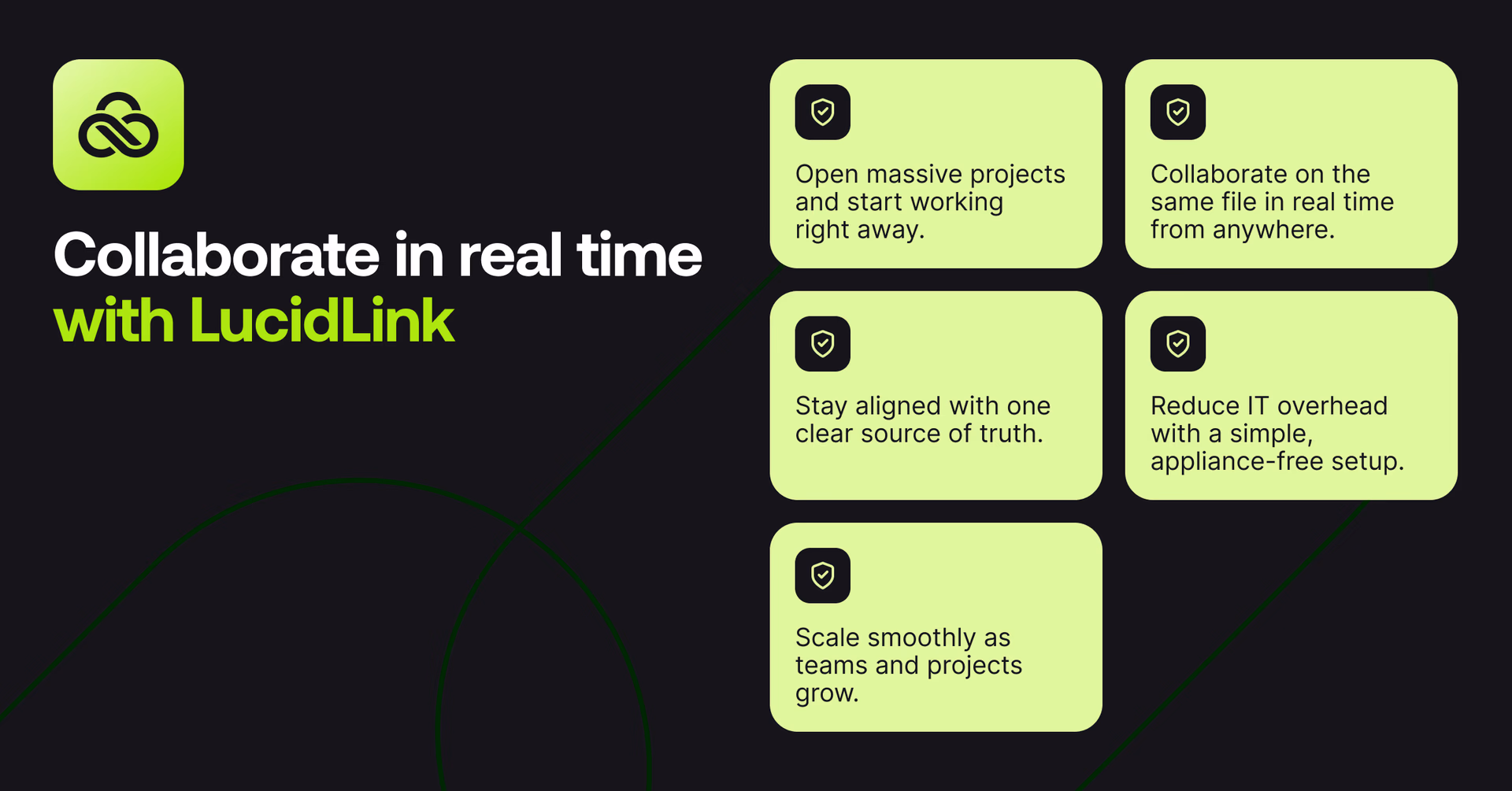 Collaborate in real time with LucidLink