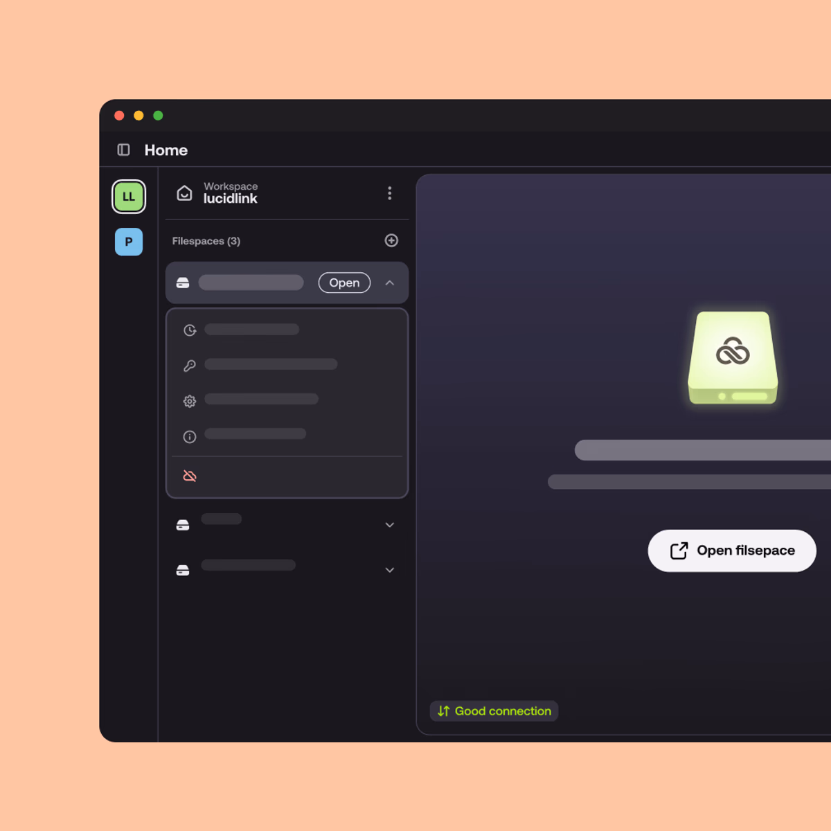Lucidlink - one global filespace 
