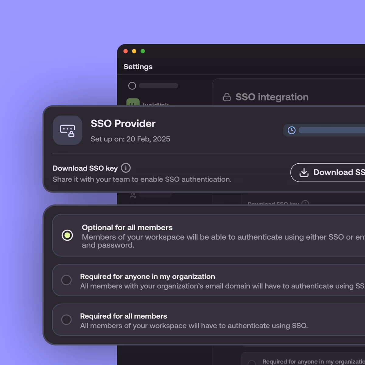 Fine-grained permissions & SSO