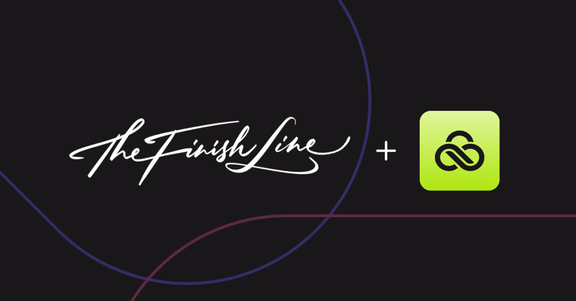 The Finish Line and LucidLink logos