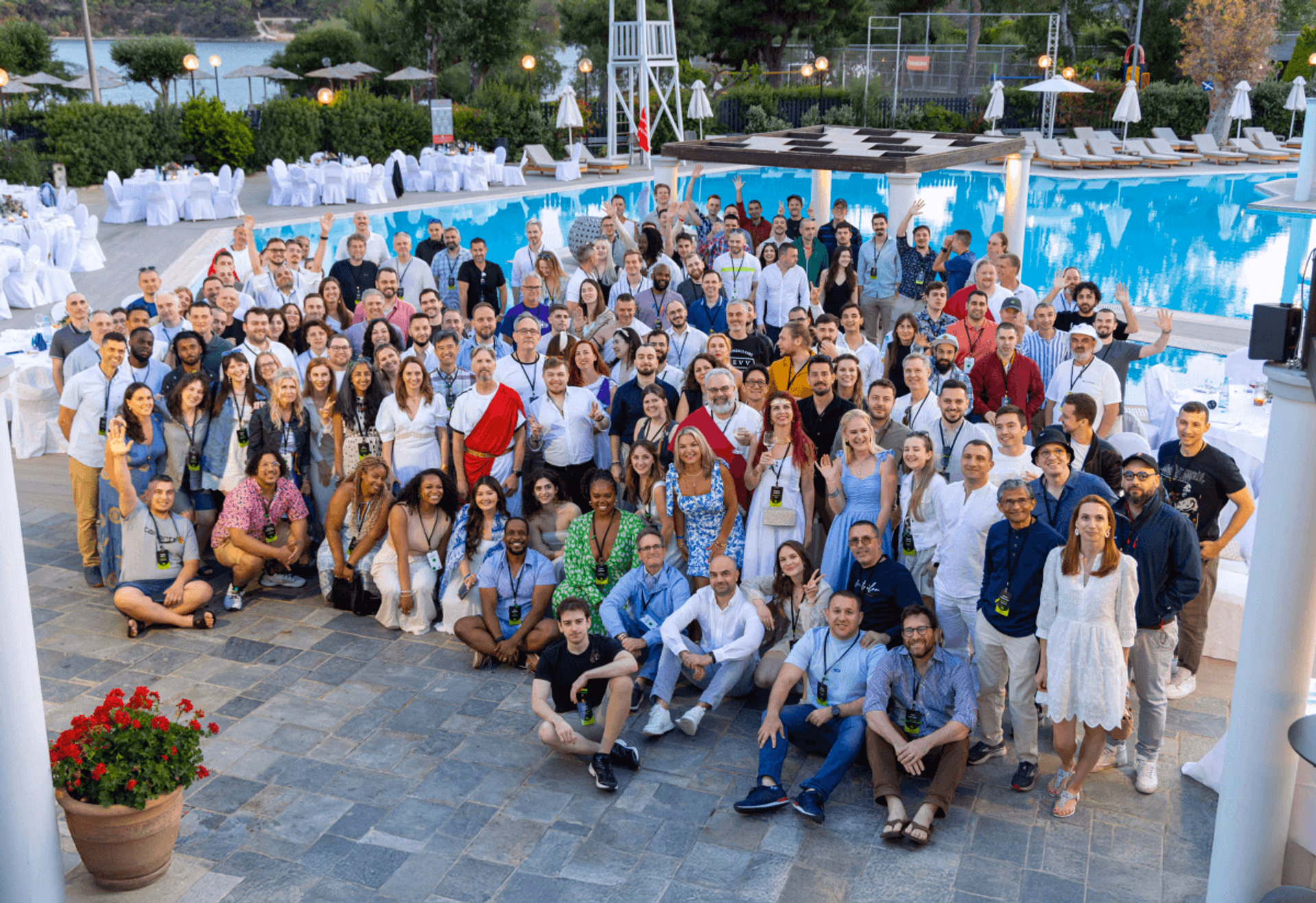 LucidLink team offsite in Greece