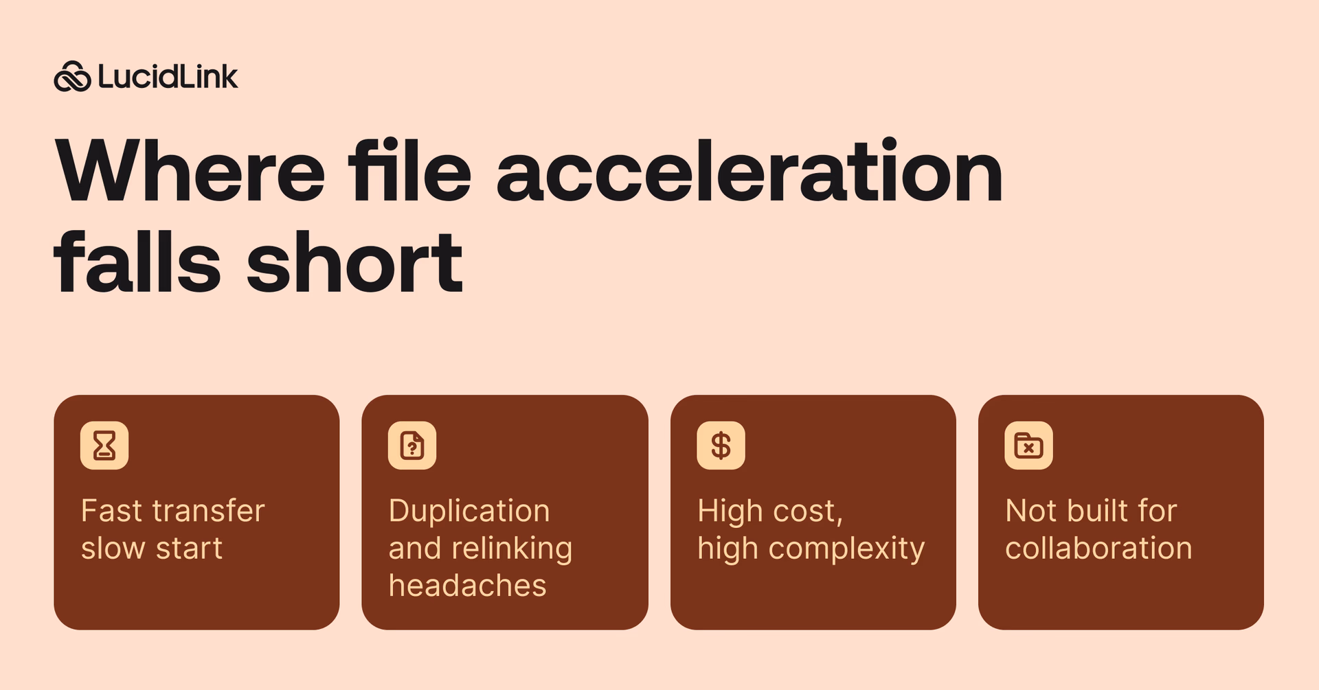 4 situations in which file acceleration falls short